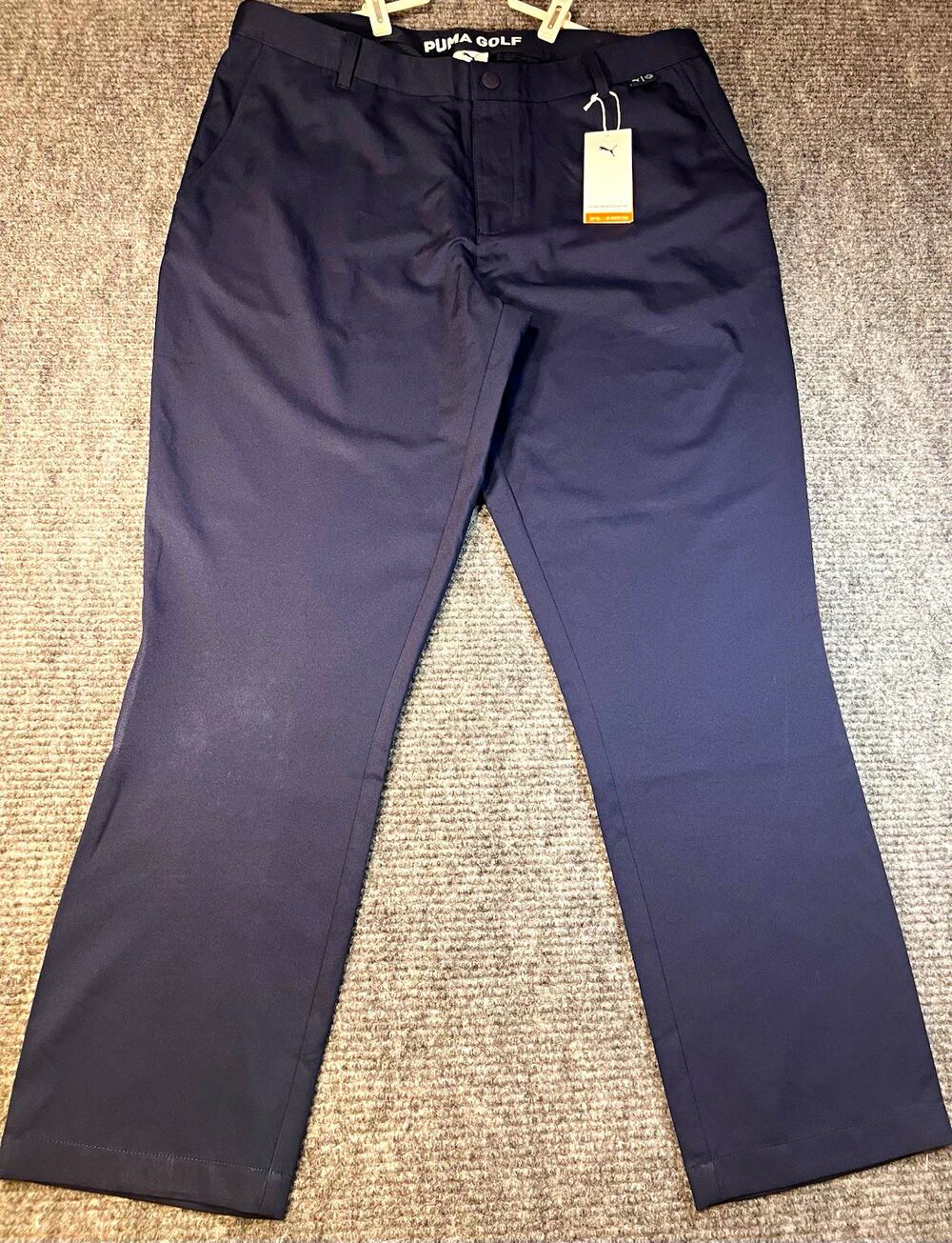 PUMA Golf Camo 2.0 Pant Men’s 38x30 Blue Straight Flat Front UPF 50+